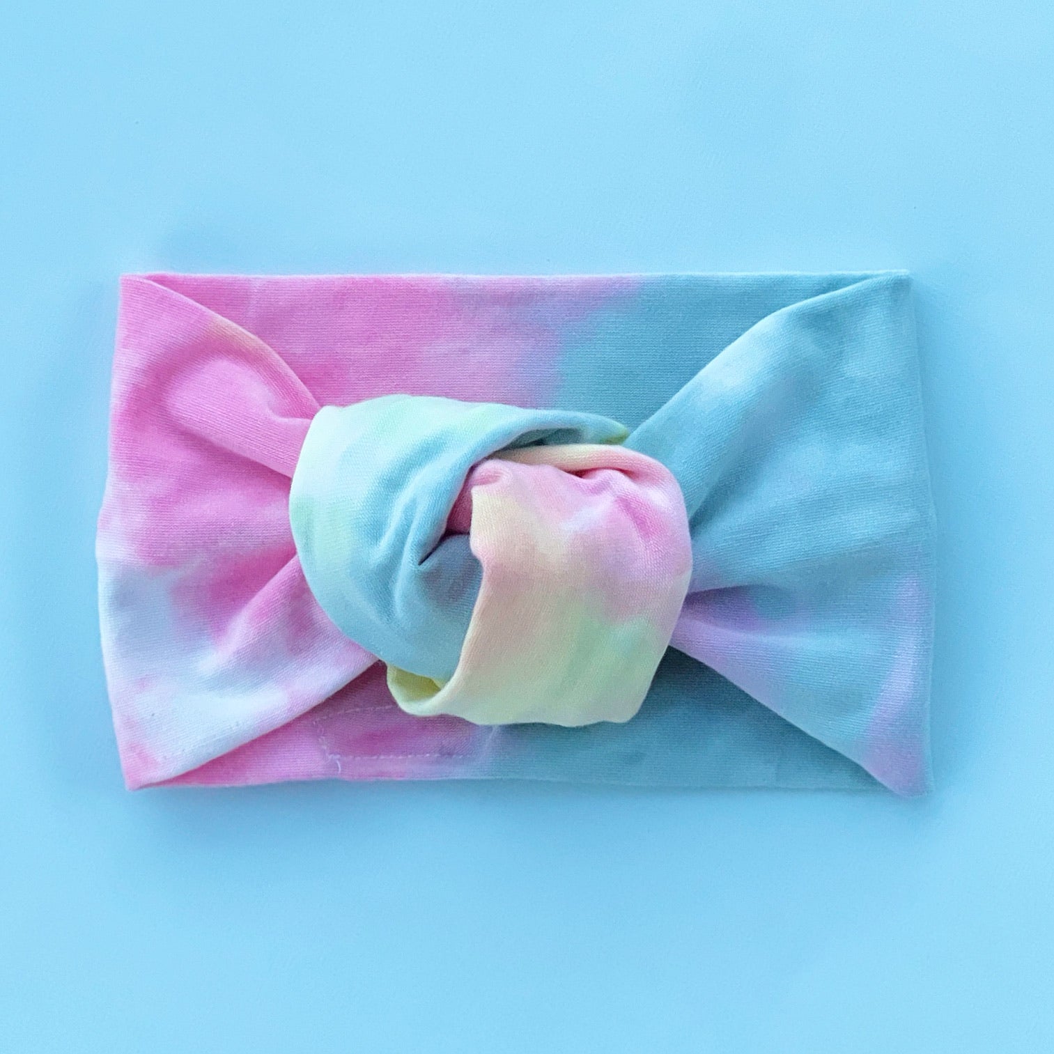 COTTON CANDY TIE-DYE twist knot